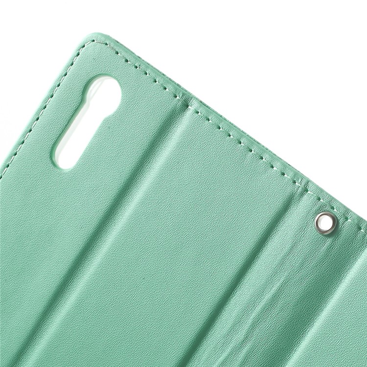 ROAR for Sony Xperia XZs / XZ Only One Flip Case Leather Wallet Shell - Cyan-6