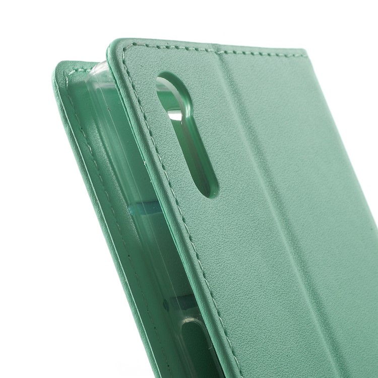 ROAR for Sony Xperia XZs / XZ Only One Flip Case Leather Wallet Shell - Cyan-8