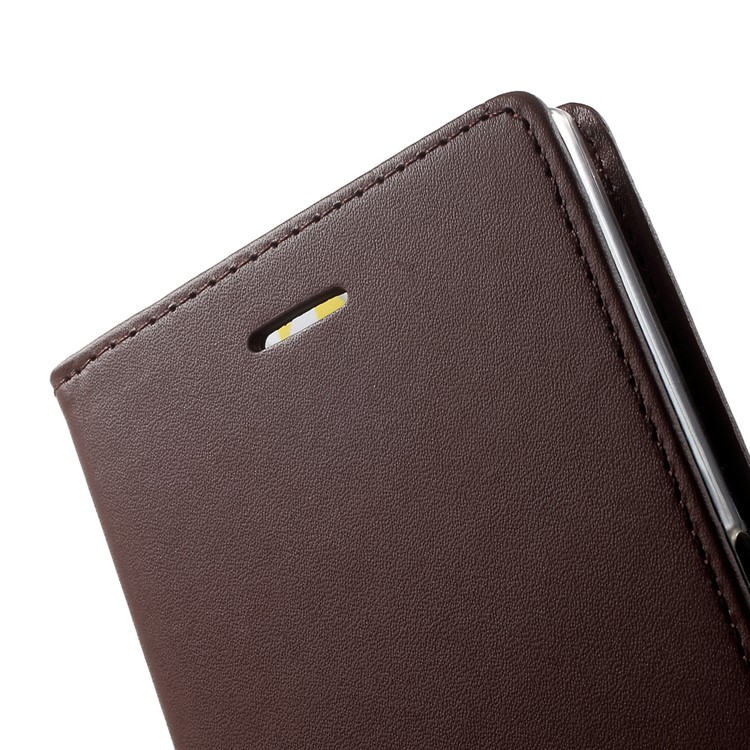 ROAR KOREA Nur Eine Brieftasche Leder Handyhülle Für Sony Xperia XZS / XZ - Kaffee-6