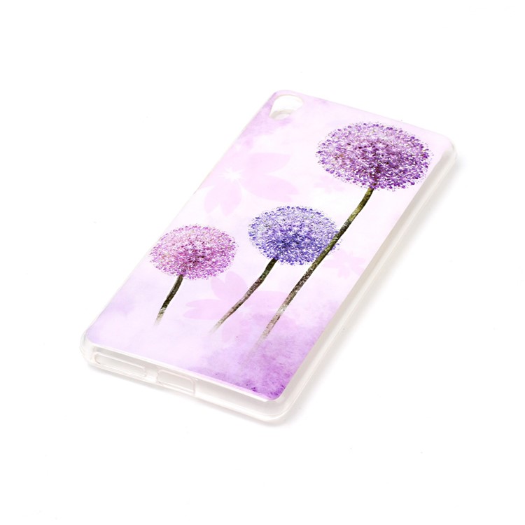 Pattern Printing IMD TPU Case for Sony Xperia XA / XA Dual - Dandelion Pattern-2