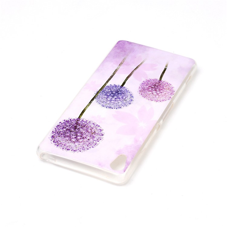 Pattern Printing IMD TPU Case for Sony Xperia XA / XA Dual - Dandelion Pattern-3