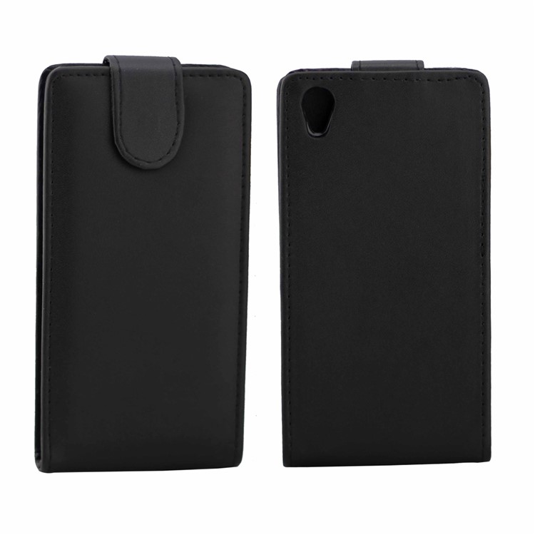 Vertical Leather Magnetic Case for Sony Xperia E5-2