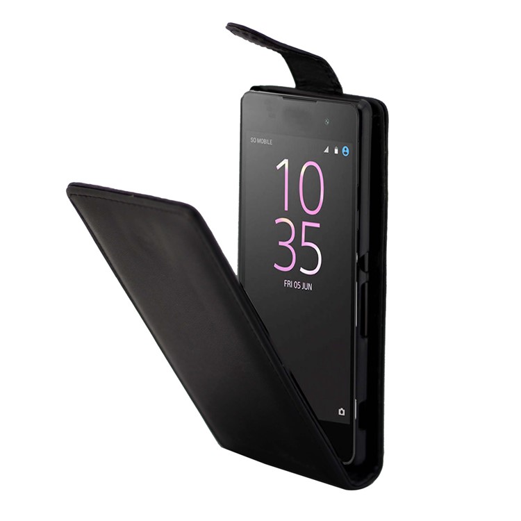 Vertical Leather Magnetic Case for Sony Xperia E5-3