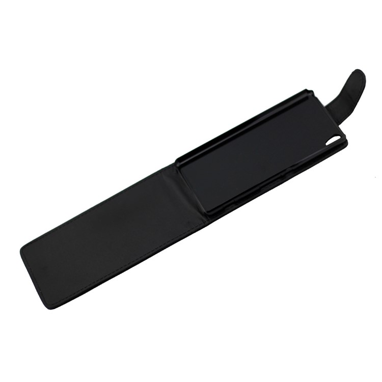 Vertical Leather Magnetic Case for Sony Xperia E5-4