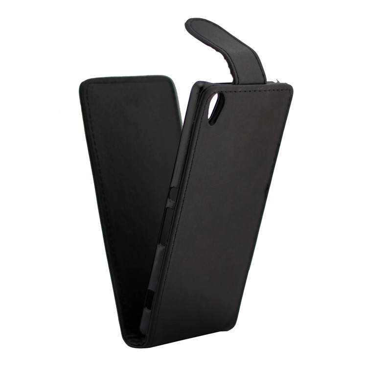 Vertical Leather Magnetic Case for Sony Xperia E5-5
