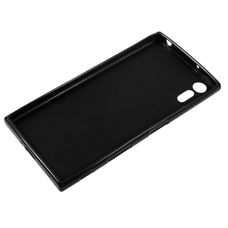 50PCS/Pack Double-sided Frosted TPU Phone Case Accessory for Sony Xperia XZs / XZ - Black-6