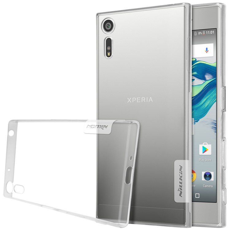 NILLKIN Nature Soft TPU Phone Cover for Sony Xperia XZ - White-1
