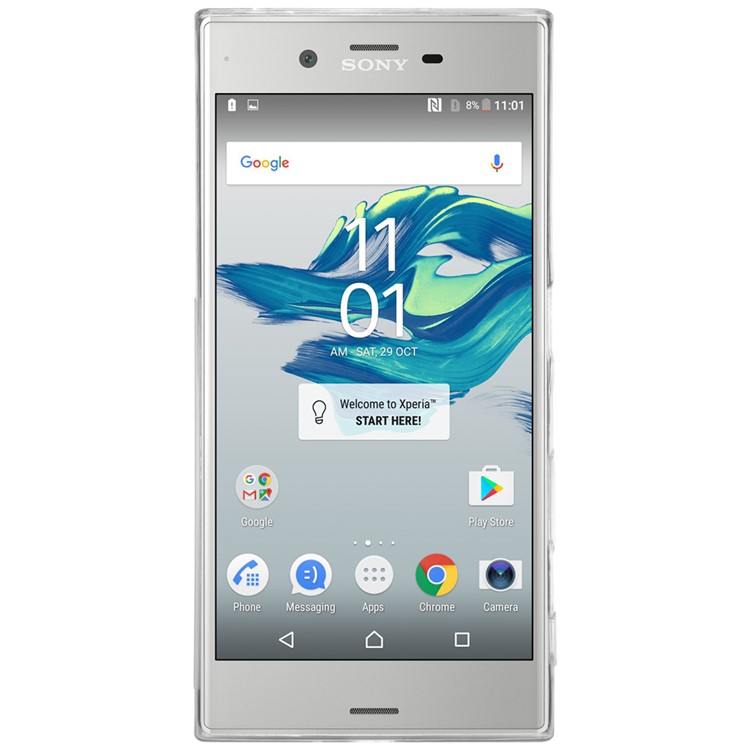 NILLKIN Nature Soft TPU Phone Cover for Sony Xperia XZ - White-2