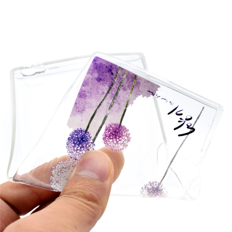 Housse de protection TPU pour motif Xperia X Compact - Modèle de pissenlit-5