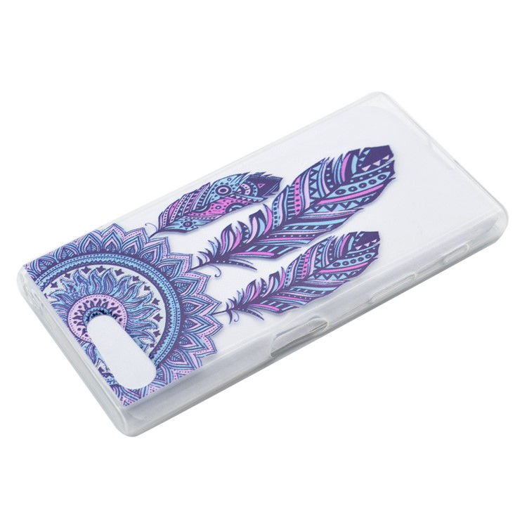 Impression De Motif TPU Shell Pour Sony Xperia X Compact - Attrapeur De Rêves-3