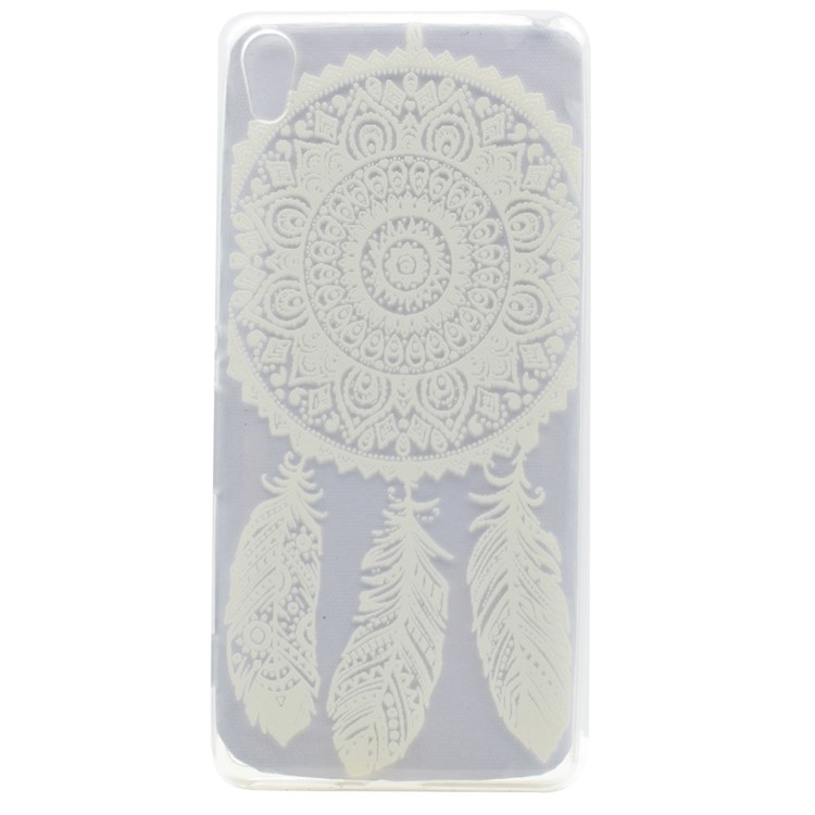 Pattern Printing Clear TPU Gel Case for Sony Xperia XA / XA dual - Dream Catcher-1