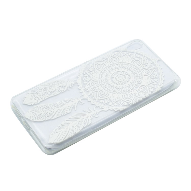 Pattern Printing Clear TPU Gel Case for Sony Xperia XA / XA dual - Dream Catcher-2