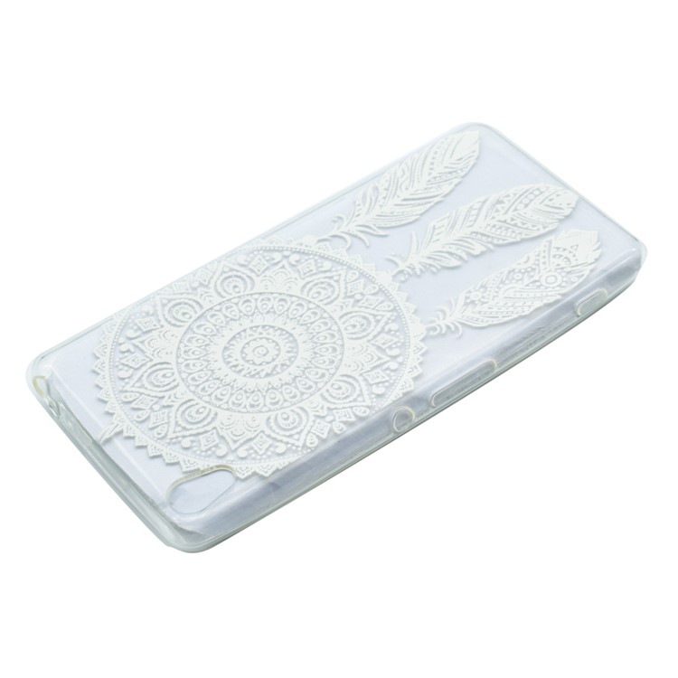 Pattern Printing Clear TPU Gel Case for Sony Xperia XA / XA dual - Dream Catcher-3