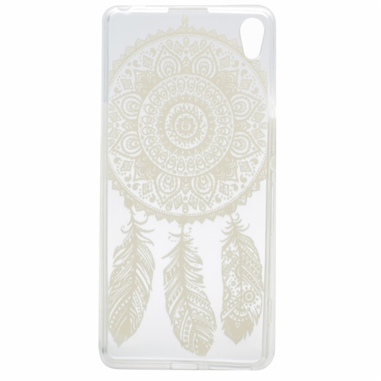 Pattern Printing Clear TPU Gel Case for Sony Xperia XA / XA dual - Dream Catcher-4
