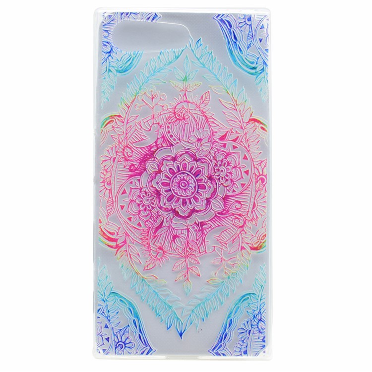 Pattern Printing TPU Case for Sony Xperia X Compact - Colorized Flower-1