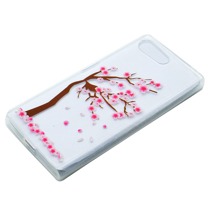 Pattern Printing TPU Cover Case for Sony Xperia X Compact - Tree with Flowers-2