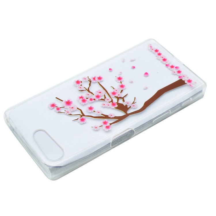Pattern Printing TPU Cover Case for Sony Xperia X Compact - Tree with Flowers-3