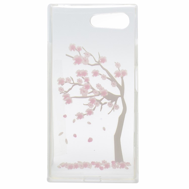 Pattern Printing TPU Cover Case for Sony Xperia X Compact - Tree with Flowers-4