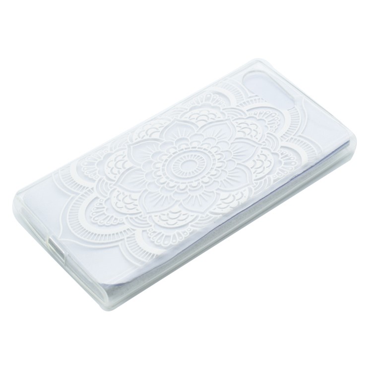 Musterdruck TPU Shell Cover Case Für Sony Xperia X Kompakt - Mandalablume-2