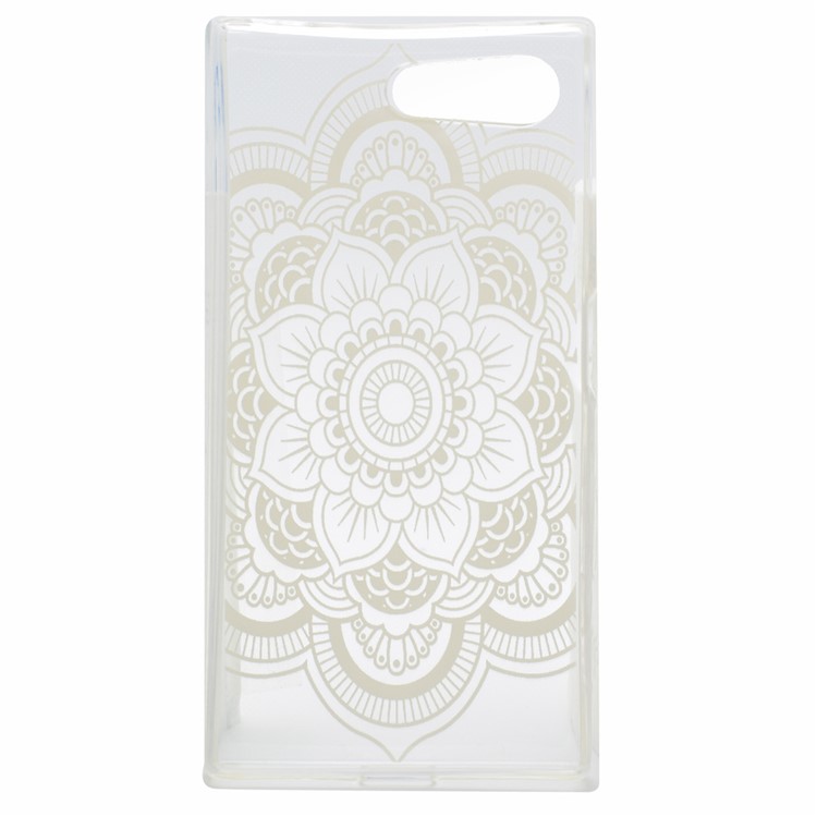 Musterdruck TPU Shell Cover Case Für Sony Xperia X Kompakt - Mandalablume-4