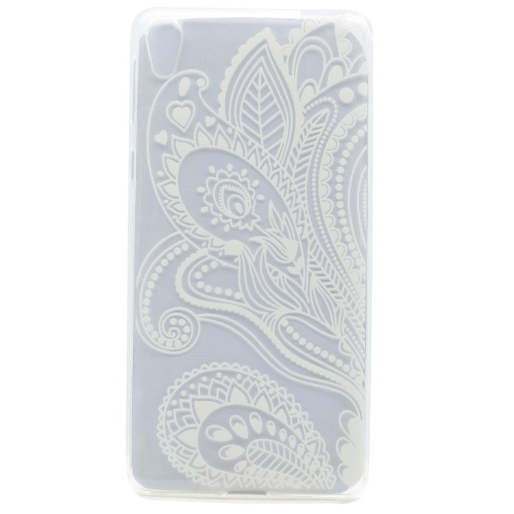 For Sony Xperia X Performance Pattern Printing TPU Soft Case Cover - Paisley Flower-1