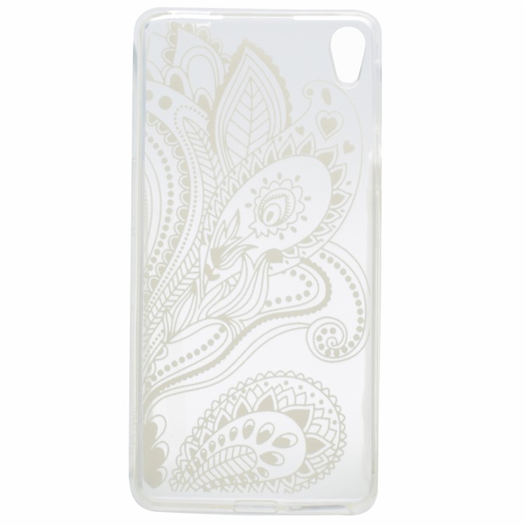 For Sony Xperia X Performance Pattern Printing TPU Soft Case Cover - Paisley Flower-4