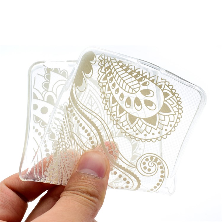 For Sony Xperia X Performance Pattern Printing TPU Soft Case Cover - Paisley Flower-5