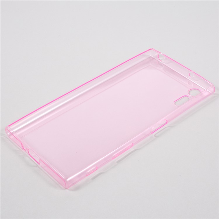 Ultrafino TPU caso accesorio para Sony Xperia XZs / XZ - rosa-2