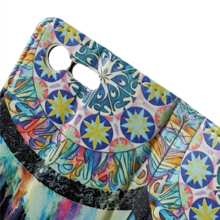 Printing Pattern Leather Stand Phone Case for Sony Xperia X Compact - Tribal Dreamcatcher-6