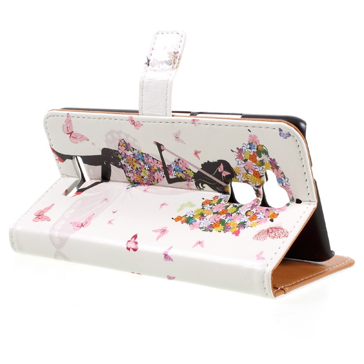 Wallet Leather Cover Case for Asus Zenfone 3 Max ZC520TL - Flowered Beauty-5