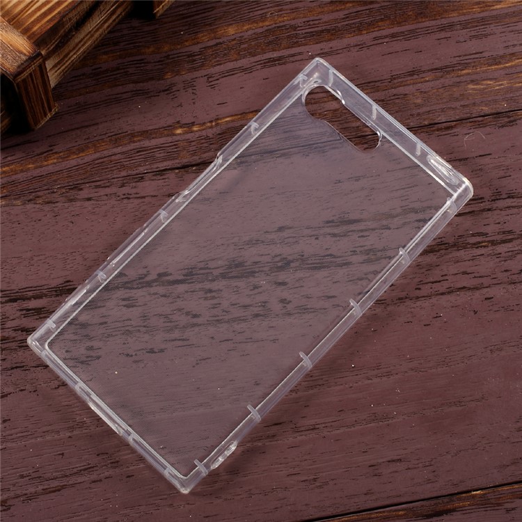 Drop-Proof Crystal Clear TPU Mobile Phone Case for Sony Xperia X Compact-1