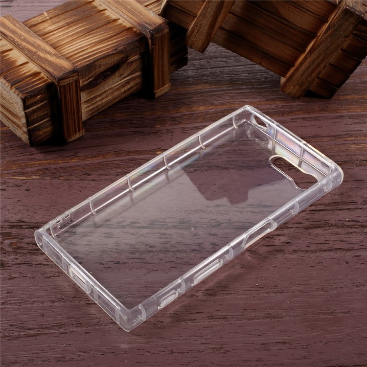Drop-Proof Crystal Clear TPU Mobile Phone Case for Sony Xperia X Compact-2