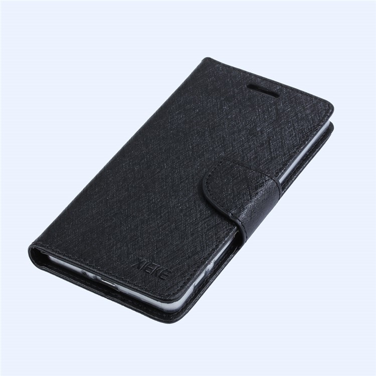 XIEKE Moon Poem Wallet Stand Leather Phone Casing for Sony Xperia X - Black-5