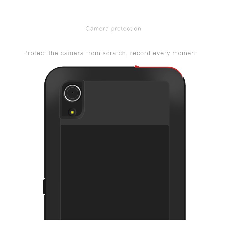 LOVE MEI Powerful Shockproof Drop-proof Dust-proof Case for Sony Xperia XA / XA dual - Black-8