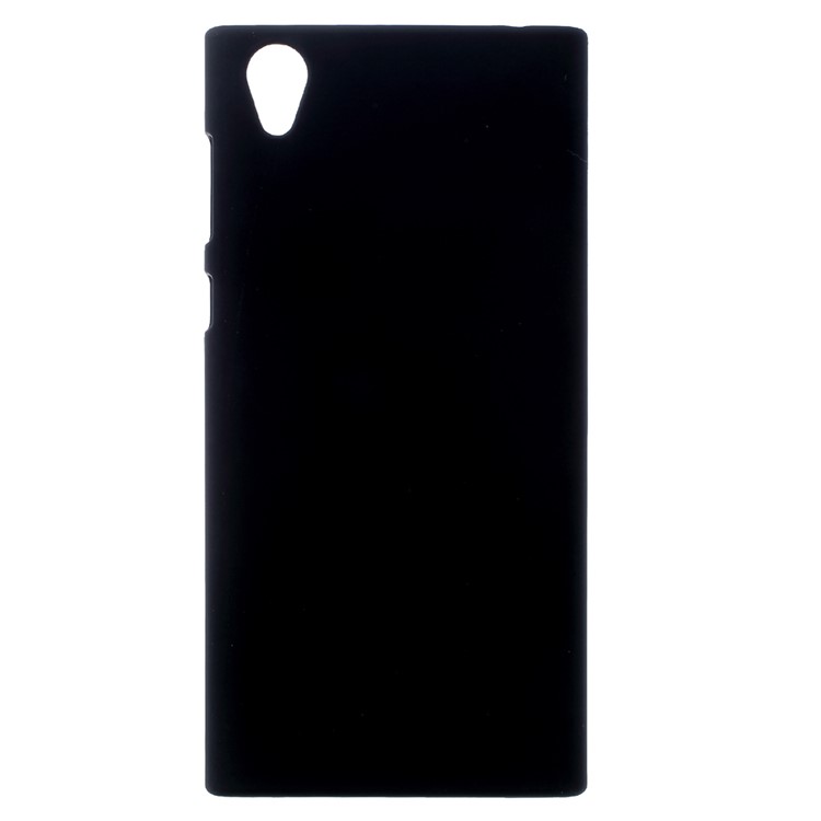 Rubberized Hard Plastic Case for Sony Xperia XA (2017) - Black-1