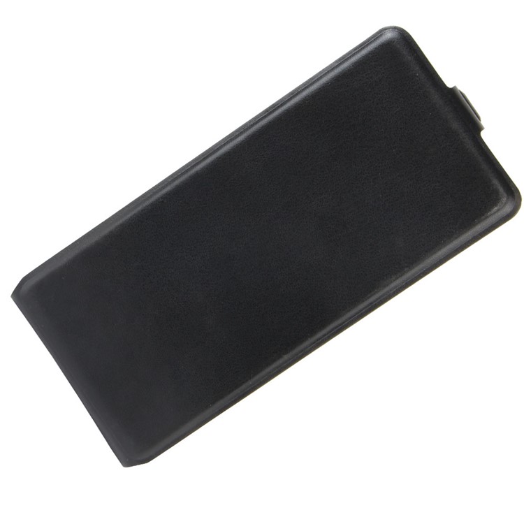 Crazy Horse Vertical Flip Funda de Cuero con Ranura para Foto Sony Xperia XA1 - Negro-2