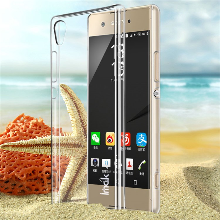 IMAK for Sony Xperia XA1 Ultra Crystal Clear Case II Scratch-proof PC Cell Phone Cover-1