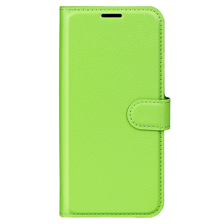 Litchi Grain Leather Magnetic Flip Wallet Case for Sony Xperia XA1 - Green-5