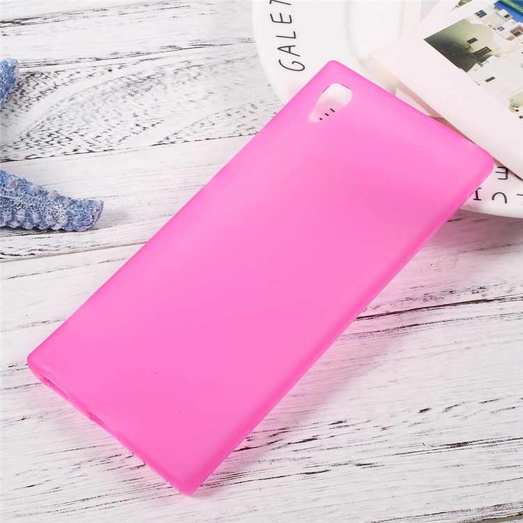 For Sony Xperia XA1 Matte Anti-fingerprint Soft TPU Phone Case - Rose-1