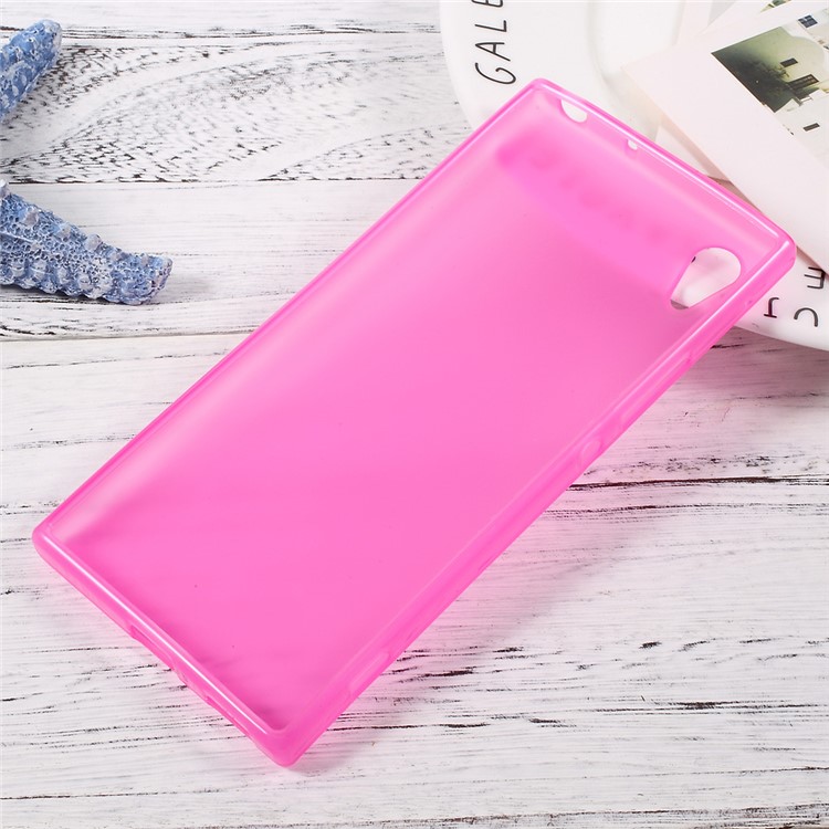 For Sony Xperia XA1 Matte Anti-fingerprint Soft TPU Phone Case - Rose-2