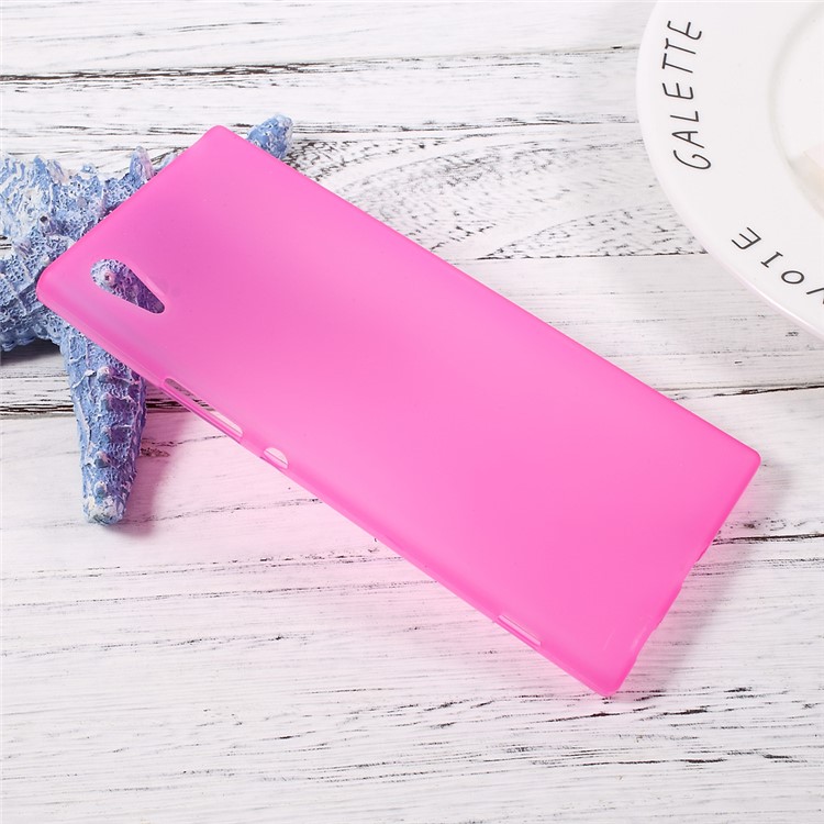 For Sony Xperia XA1 Matte Anti-fingerprint Soft TPU Phone Case - Rose-3