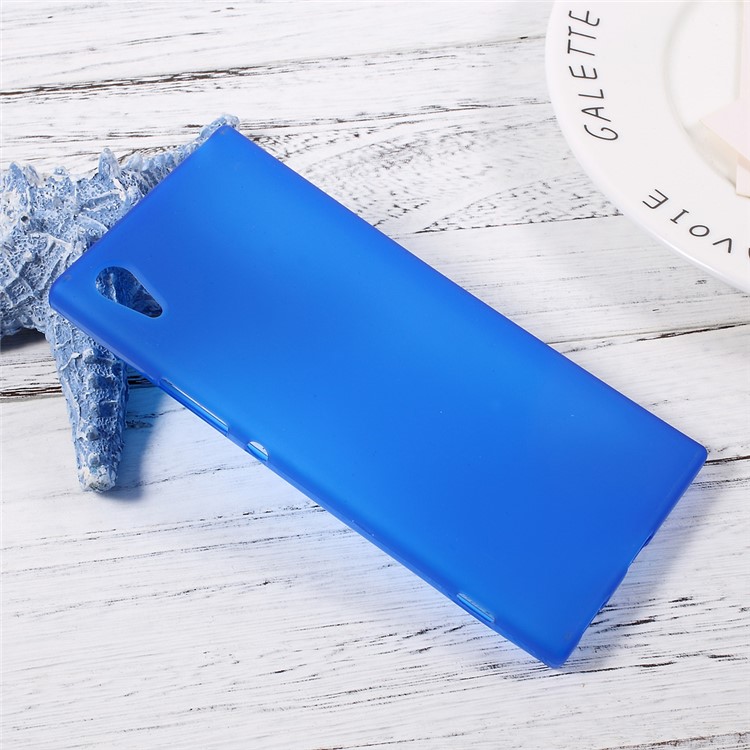 Matte Skin Soft TPU Protective Cover for Sony Xperia XA1 - Blue-3