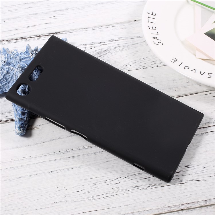 Matte Anti-fingerprint Soft TPU Case for Sony Xperia XZ Premium - Black-3