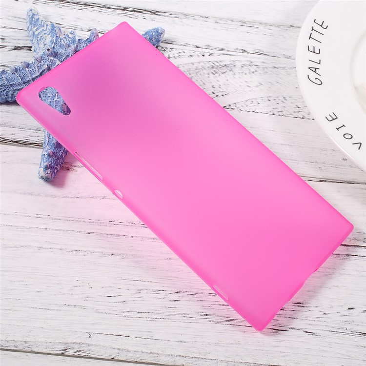 Matte Skin TPU Gel Case Accessory for Sony Xperia XA1 Ultra - Rose-3