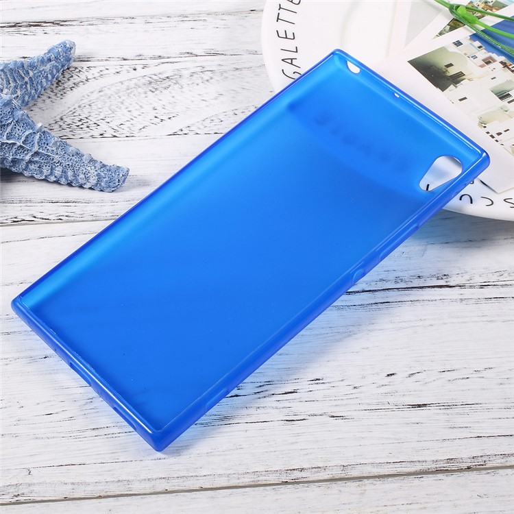 Matte Skin Soft TPU Cellphone Cover for Sony Xperia XA1 Ultra - Blue-2