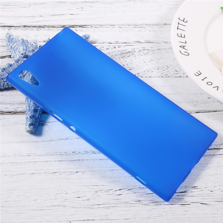 Matte Skin Soft TPU Cellphone Cover for Sony Xperia XA1 Ultra - Blue-3