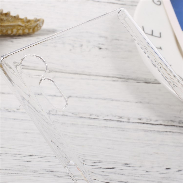For Sony Xperia XZ Crystal Clear PC Hard Cell Phone Case - Transparent-4