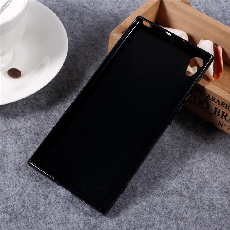 S Shape Soft TPU Protective Phone Case for Sony Xperia XA1 Ultra - Black-2