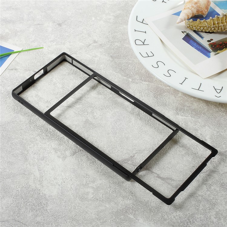 Slide-on Metal Bumper Frame for Sony Xperia XZs / XZ - Black-7