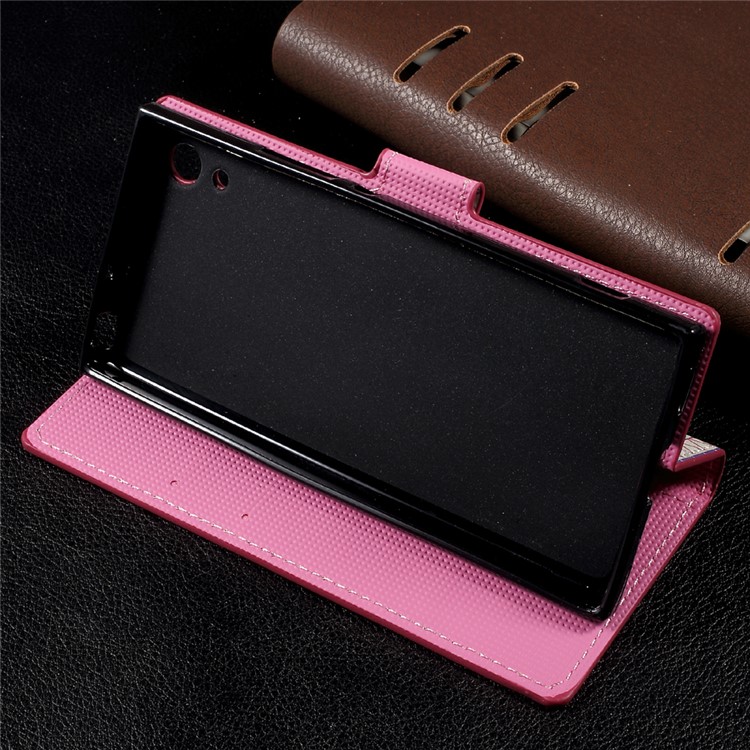 Patterned Leather Wallet Stand Mobile Phone Shell for Sony Xperia XA1 - Tribal Tribe-3